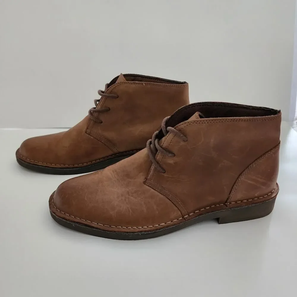Dockers Brown Tussock Chukka Leather Boots mens size 11 M‎